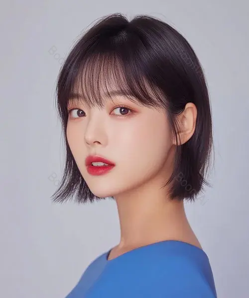 高级肖像摄影-蓝衣佳人