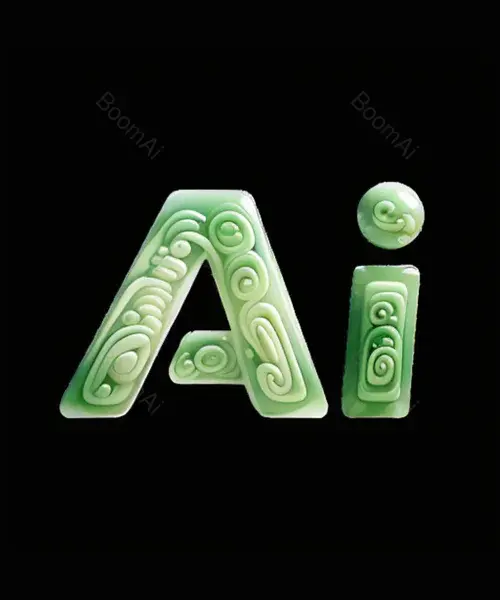 翠玉碧竹艺术字