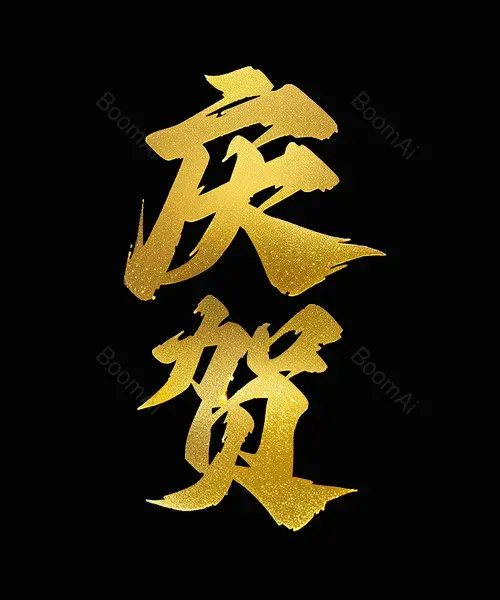 金粉艺术字