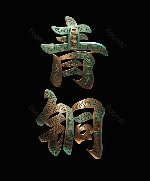 青铜艺术字
