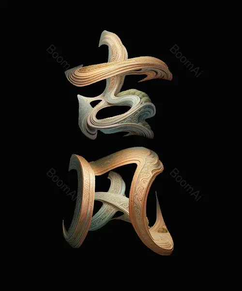 古风卷轴艺术字