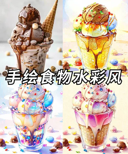 食物照片转水彩工具