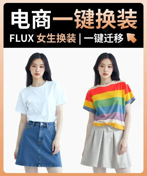 【电商女装】一键换装
