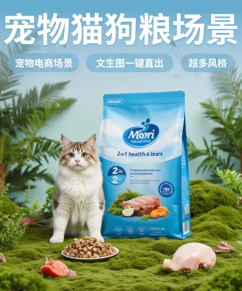 电商头图丨宠物用品文生图