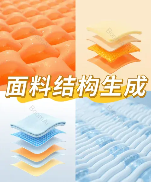 电商内页丨材料结构文生图