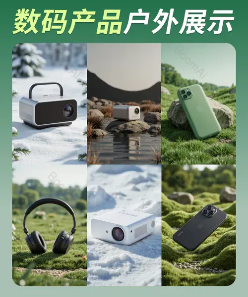 电商数码丨户外展示文生图