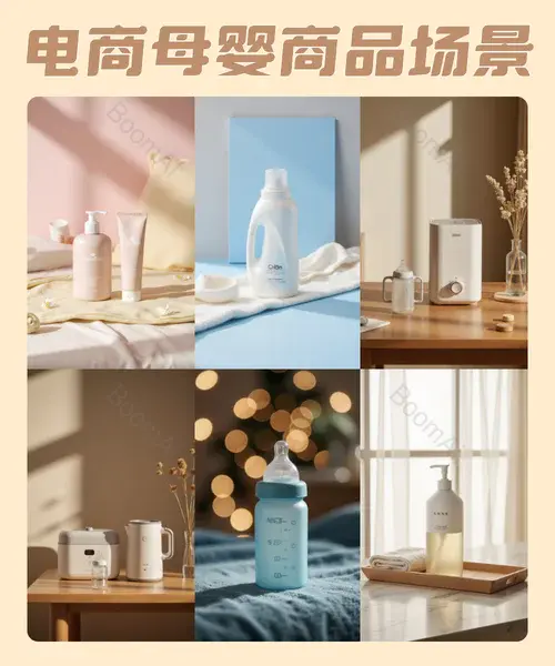 电商母婴丨母婴产品文生图