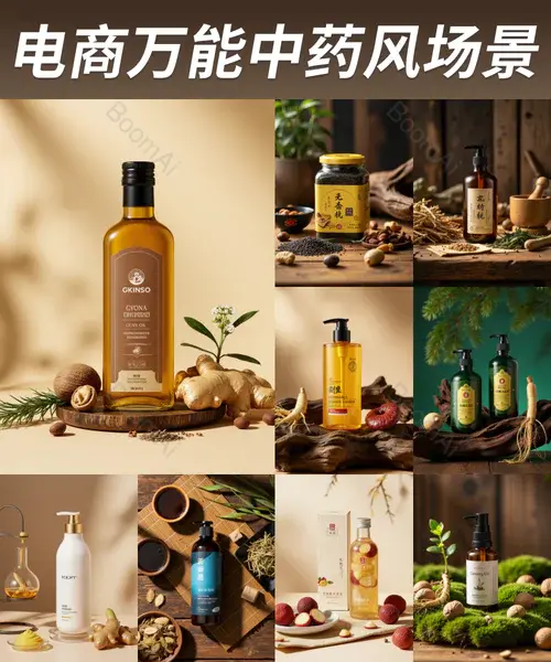 【高转化主图】中草药植萃场景