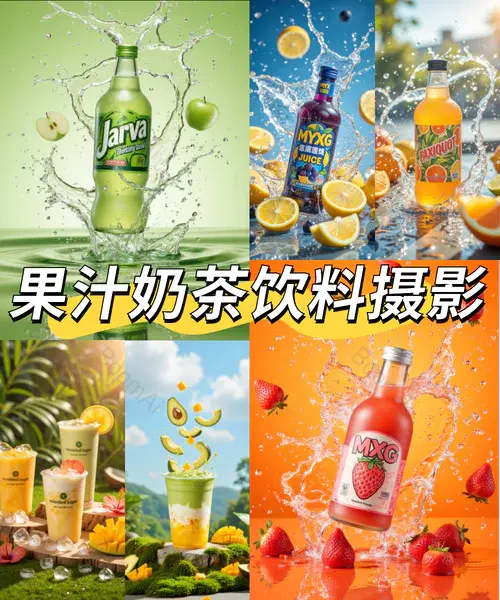 【高转化主图】饮品文生图