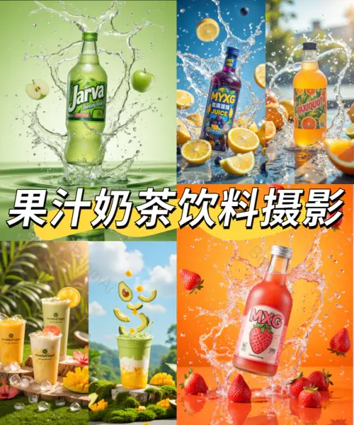 【高转化主图】饮品文生图